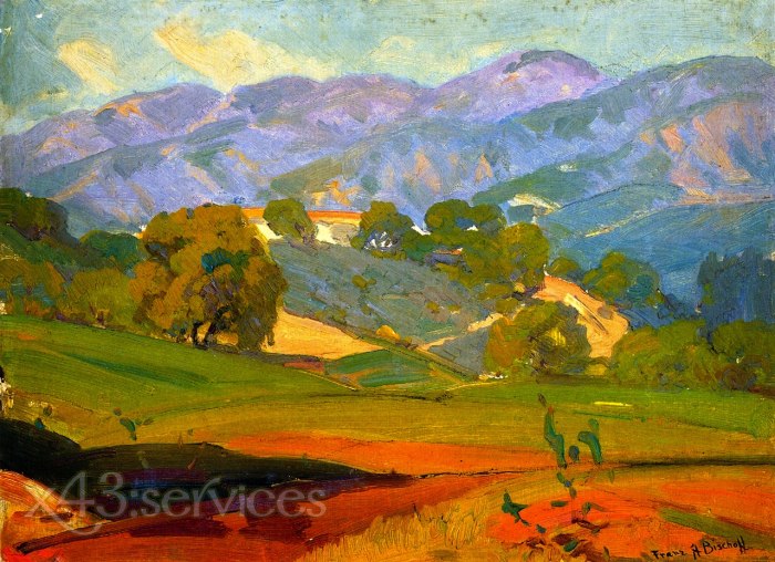 Franz Bischoff - Pasadena Landschaft - Pasadena Landscape